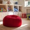 Flash Furniture Bean Bag Chair, 30 in W 30" L 18" H DG-BEAN-SMALL-SOLID-RED-GG - alternate 3